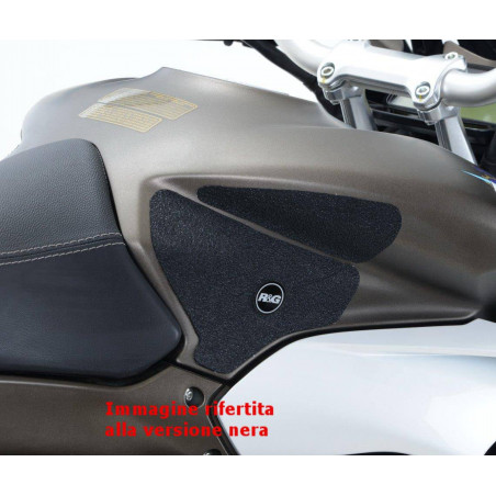Kit 4pz.adesivi anti-scivolo serbatoio MV AGUSTA 800 STRADALE - chiaro