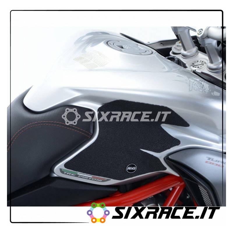 Kit adhésif de réservoir anti-dérapant 2pcs MV AGUSTA 800 FAST TOURISM - noir