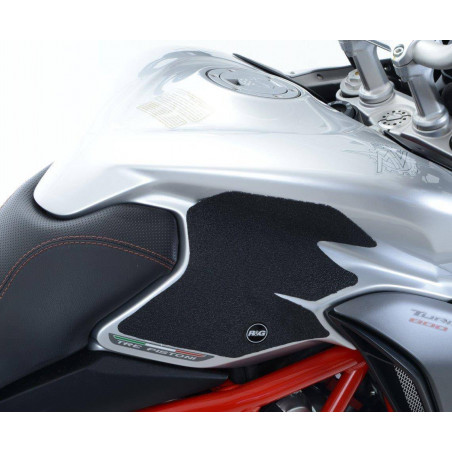 Kit 2pz.adesivi anti-scivolo serbatoio MV AGUSTA 800 TURISMO VELOCE - nero
