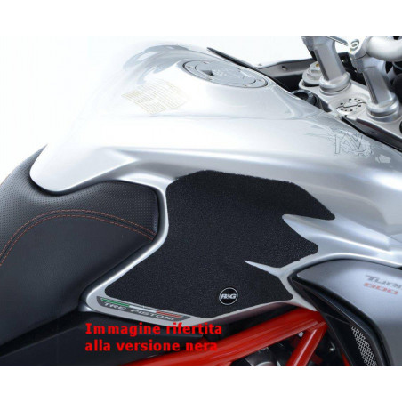 Kit 2pz.adesivi anti-scivolo serbatoio MV AGUSTA 800 TURISMO VELOCE - chiaro