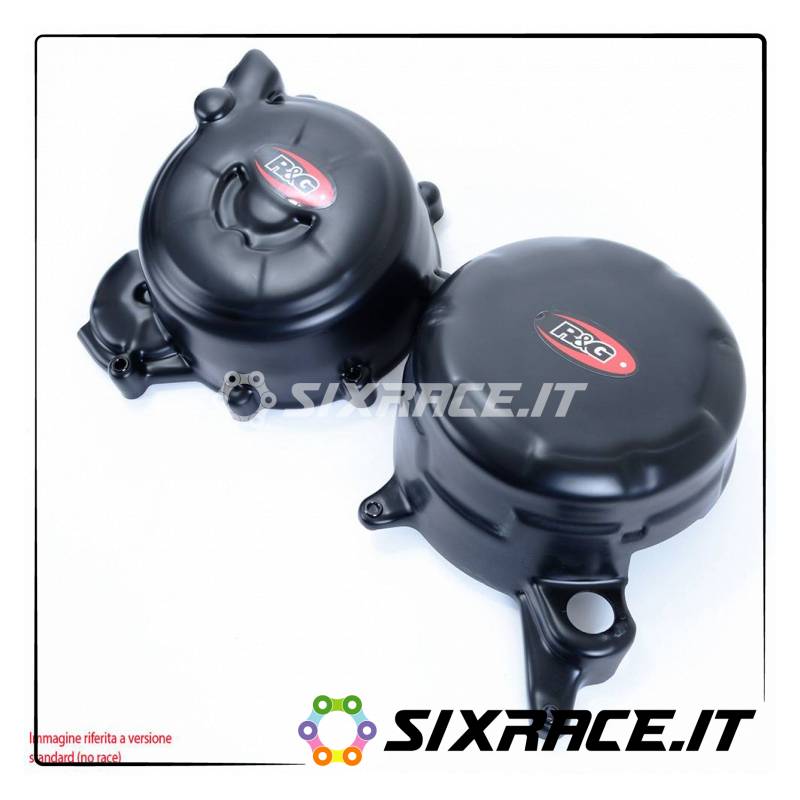 kit 2 pezzi (ECC0196BK-ECC0178BK) - prot.motore DUCATI 899 Panigale - vers.racin