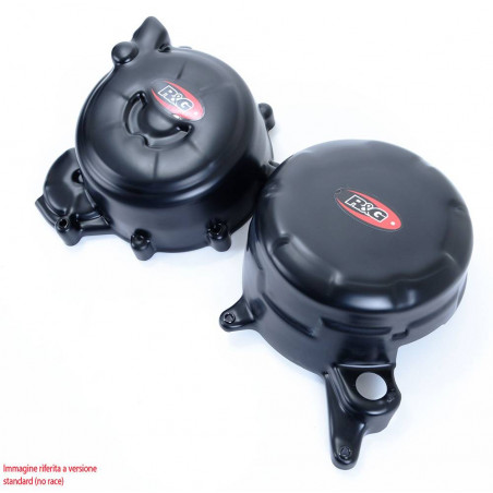 kit 2 pezzi (ECC0196BK-ECC0178BK) - prot.motore DUCATI 899 Panigale - vers.racin