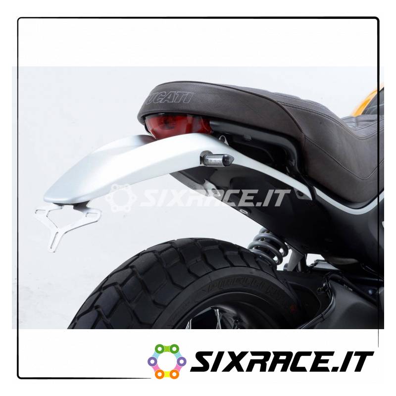 Portatarga Ducati Scrambler Classic (acciaio inox satinato)