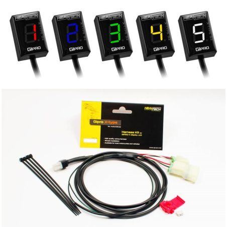 HT-GPXT-YELLOW + HT-GPX-WSS GiPro X - Contamarce - kit completo APRILIA RS 125 Extrema 125 1994 1994