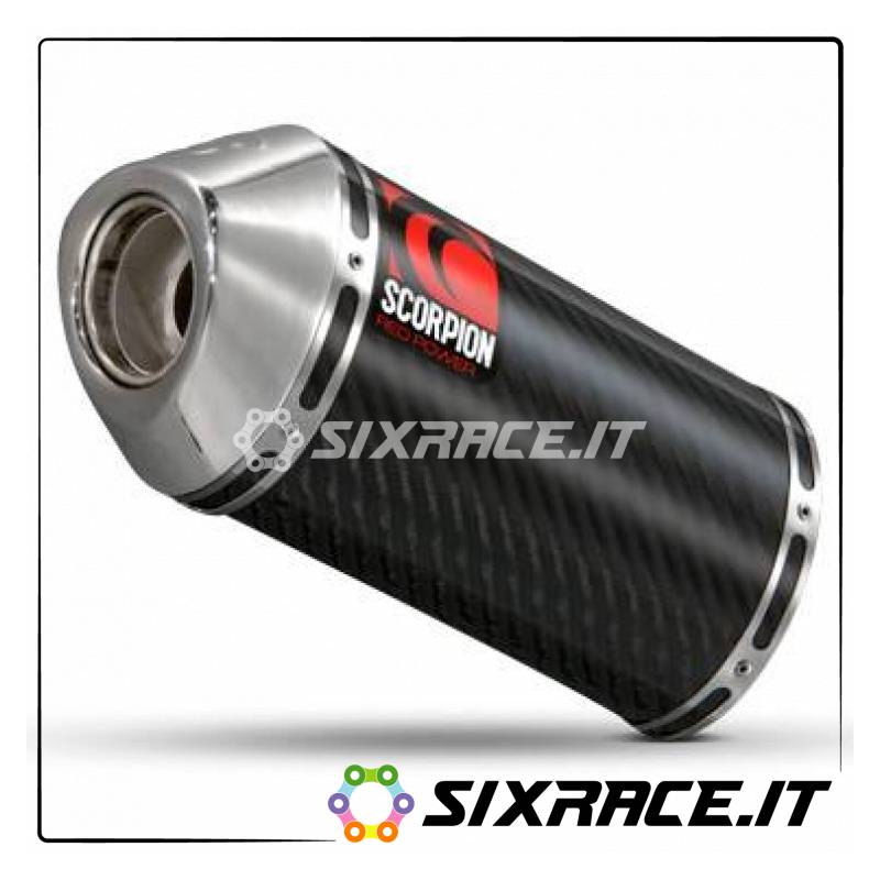 Scorpion Kawasaki Z 750 2007 Silencieux - type CARBINE non approuvé