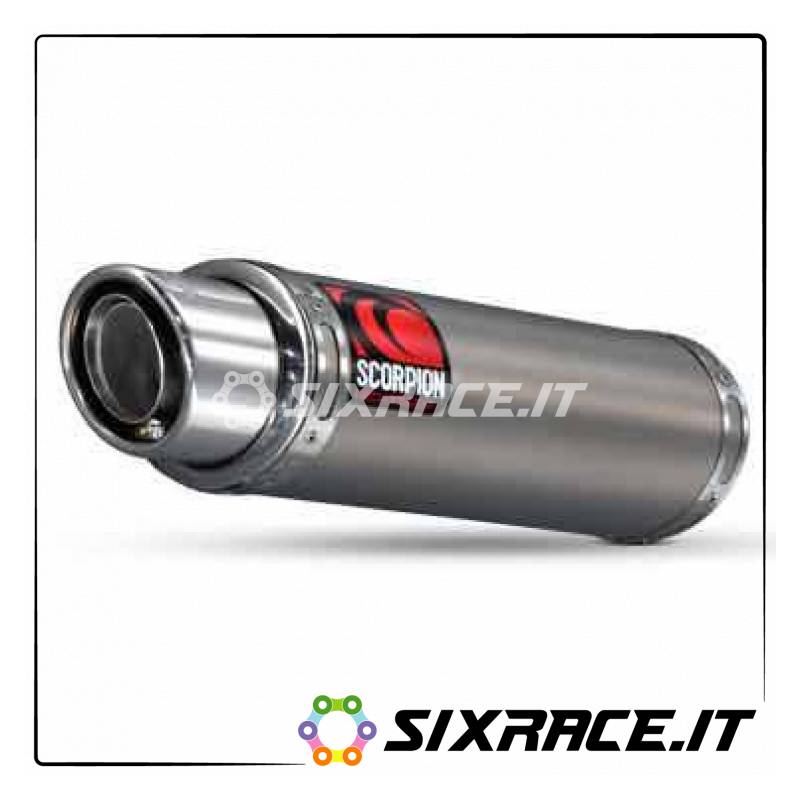 Silencieux Scorpion Kawasaki ZX 636 / ZX6RR 2007-2008 homologué type STEALTH