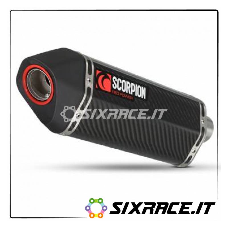 Silenziatore Scorpion Kawasaki Z1000 inc SX 2010-2013 omologato tipo SERKET