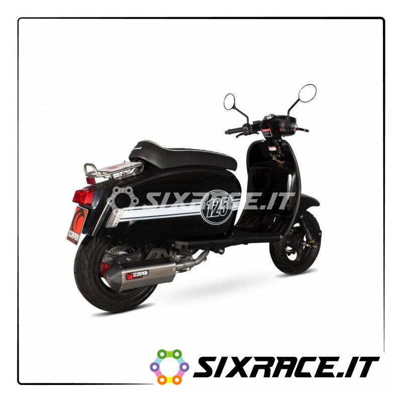 SCORPION UK silencieux pour SCOOTERS SCOMADI TL 125 2015 TYPE SERKET PARALLEL