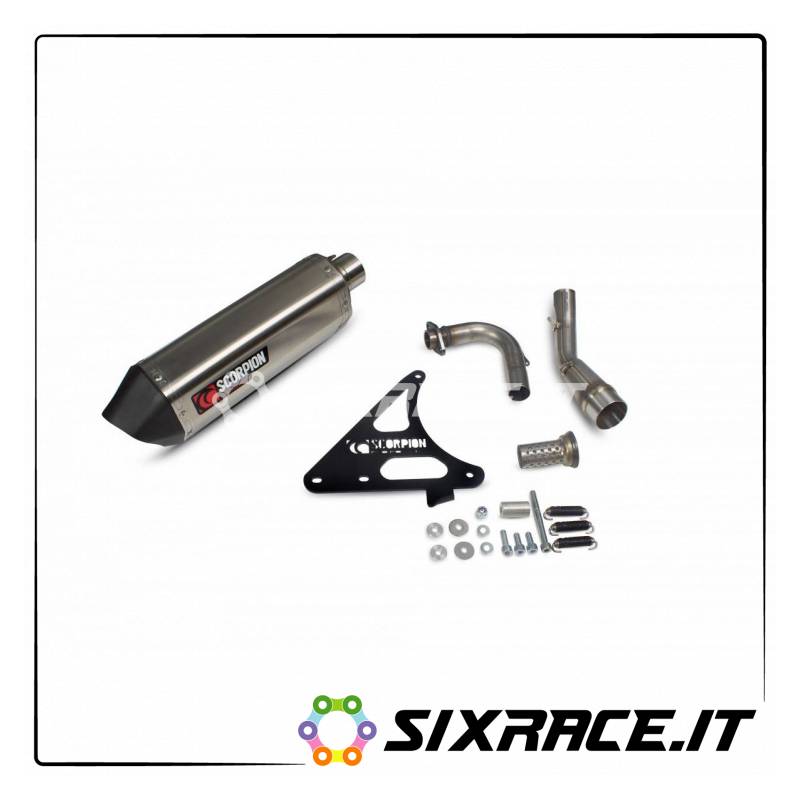 Silenziatore SCORPION UK per SCOOTERS SCOMADI TL 125 2015 TIPO SERKET PARALLEL