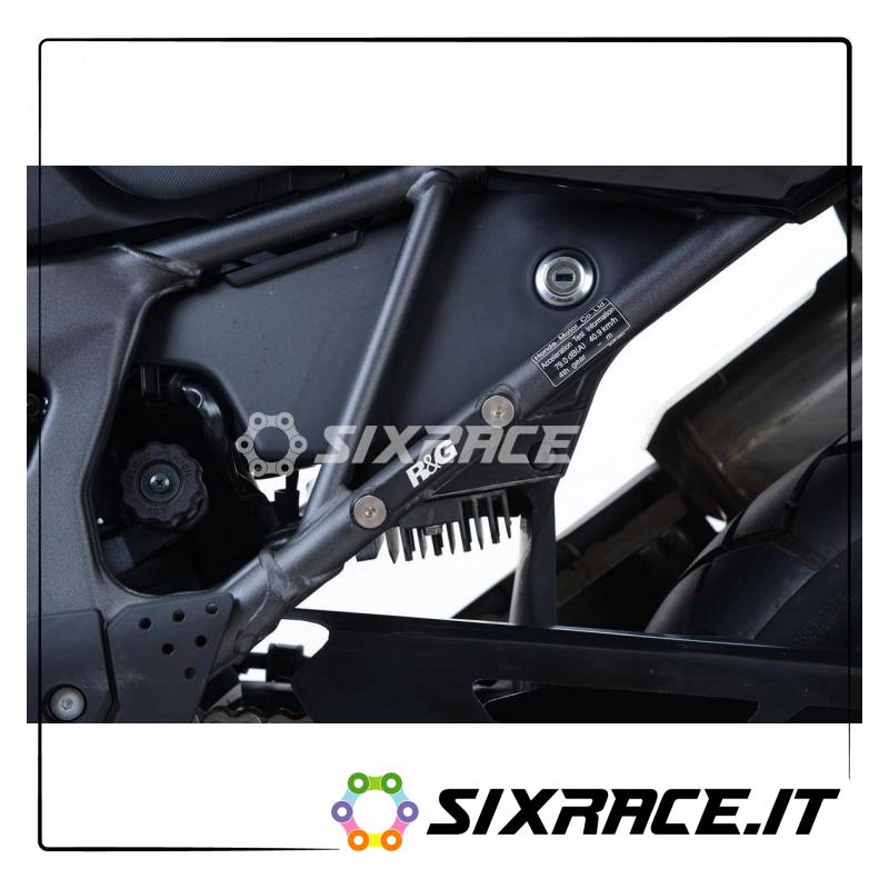 Placchette copri fori poggiapiedi posteriori (paio) Honda CRF1000L Africa Twin