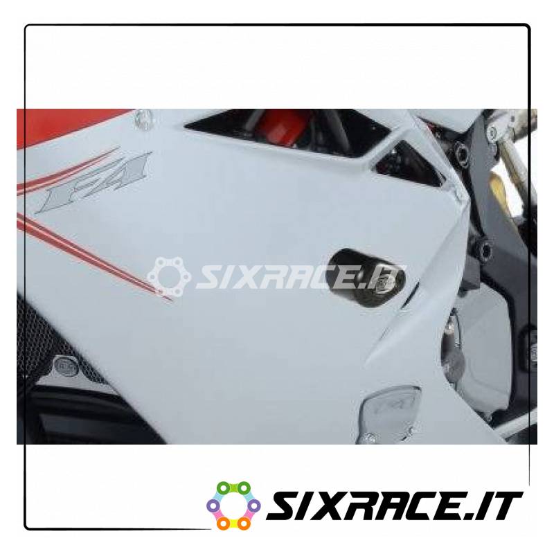 Tampons / protecteurs de trame de type Aero - MV Agusta F4 1000R 10- - blanc