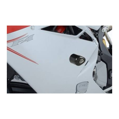 Tampons / protecteurs de trame de type Aero - MV Agusta F4 1000R 10- - blanc