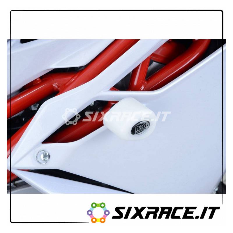 Tampons / protecteurs de cadre Cadre de curseurs non coupés de type Aero - MV Agusta F4 1000R