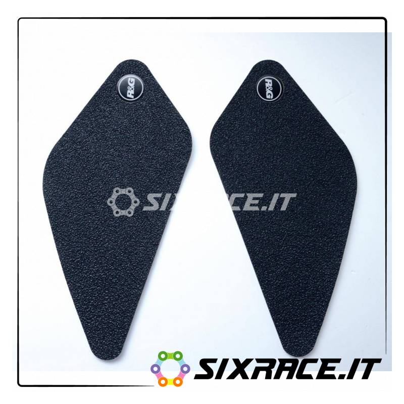 Kit 2pz.adesivi anti-scivolo serbatoio KAWASAKI Ninja H2 H2R 2015- nero
