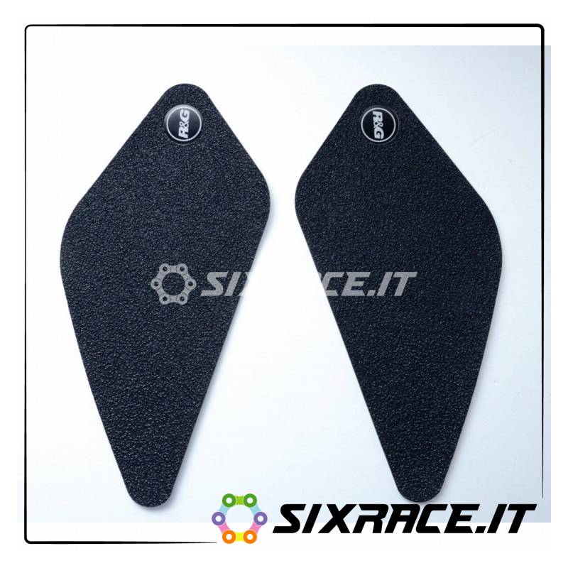 Kit 2pz.adesivi anti-scivolo serbatoio KAWASAKI Ninja H2 H2R 2015- chiaro