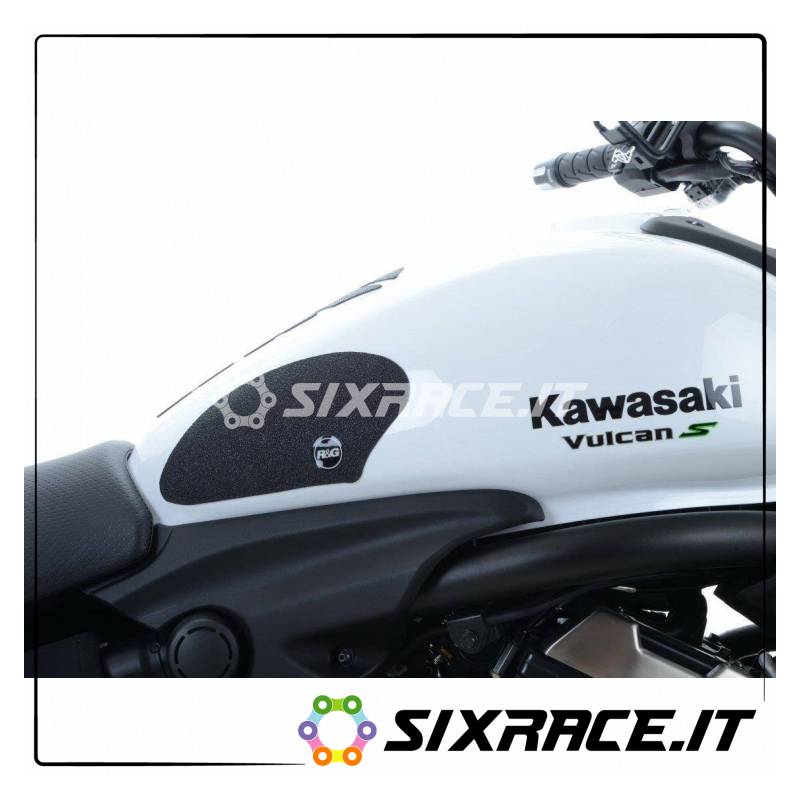 Kit 2pcs.KAWASAKI Autocollants de réservoir antidérapants Vulcan S - noir