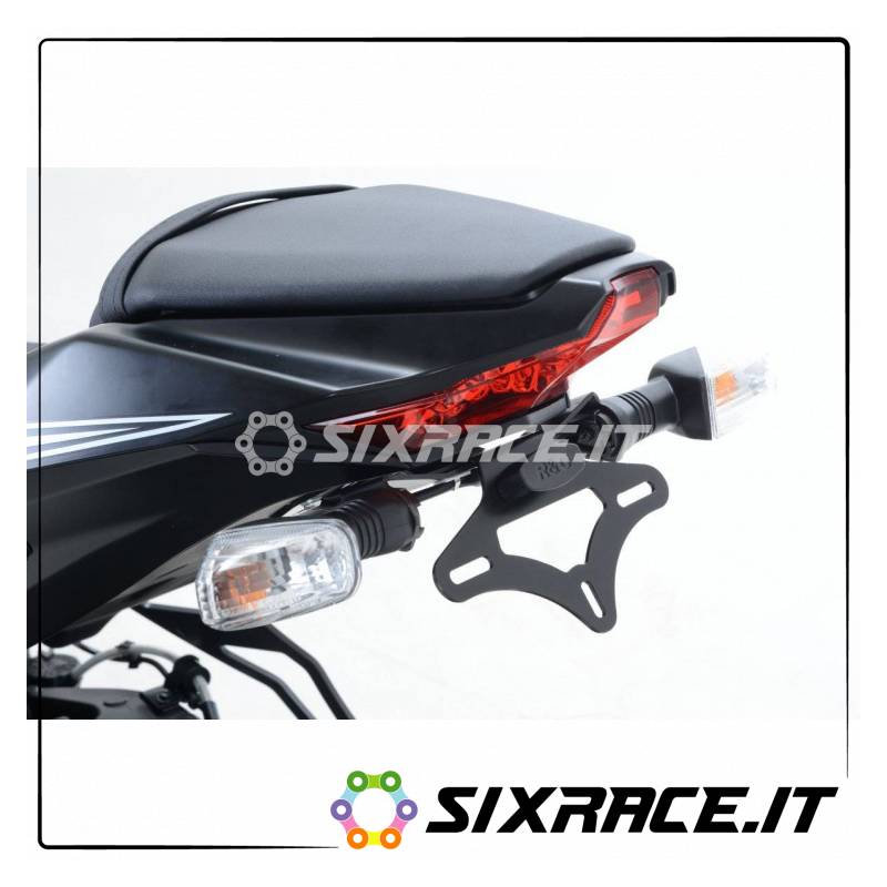 Portatarga Kawasaki ZX10-R 16- (con supporto frecce removibile)