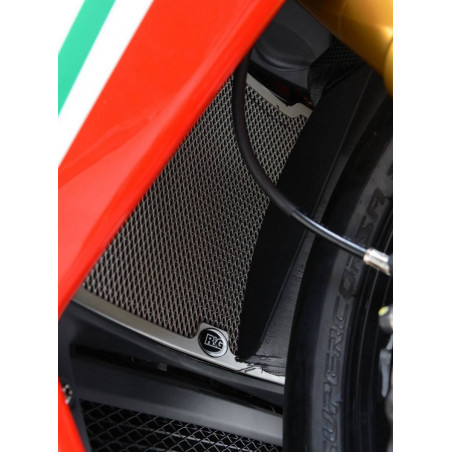 grille de protection de radiateur - MV Agusta F4RR / F4RC (couleur titane)