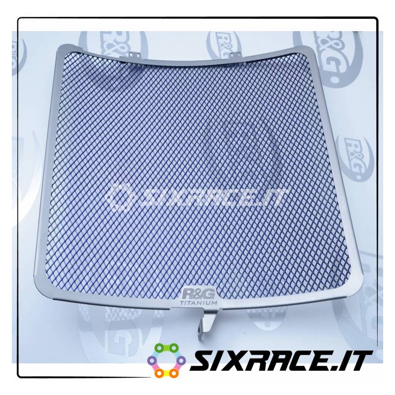 griglia protezione radiatore - KAWASAKI ZX10-R 08- (colore titanio) - vers.racin