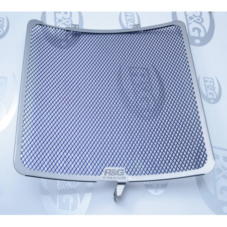 grille de protection de radiateur - KAWASAKI ZX10-R 08- (couleur titane) - vers.racin