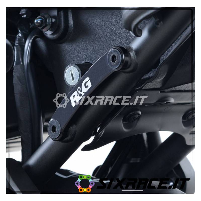 Plaques de recouvrement de repose-pieds arrière Yamaha XSR700 (paire)