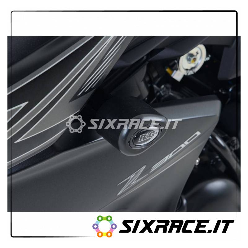 Tampons / protecteurs de cadre de type Aero - Kawasaki Z300 15-