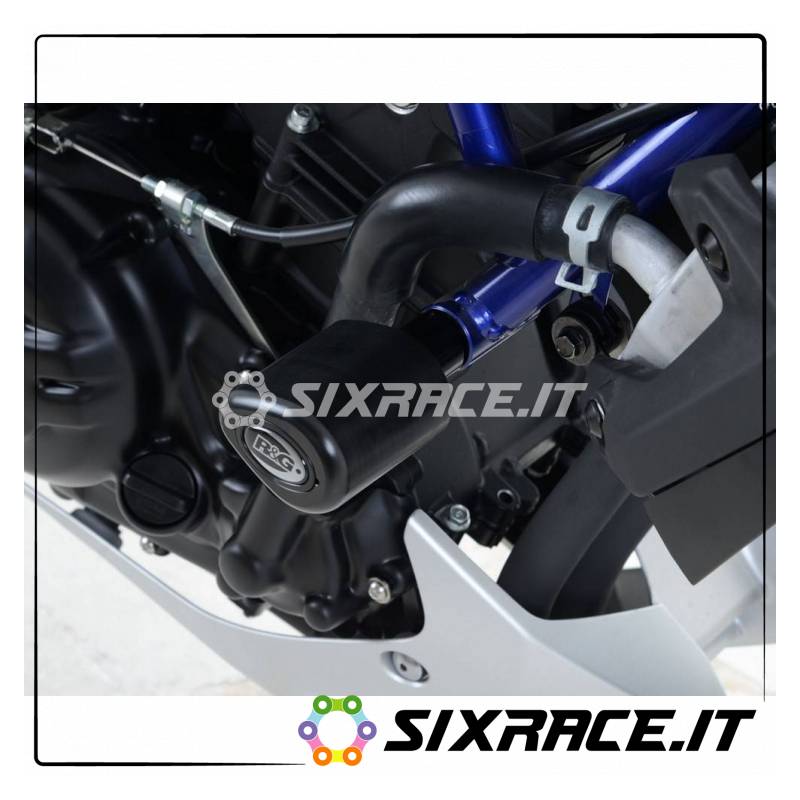 Tamponi / protezioni telaio tipo Aero - Yamaha MT-25 / MT-03