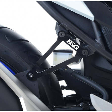 Staffa supporto scarico + piastra fori pedane posteriori Honda CBR500R 16- / C
