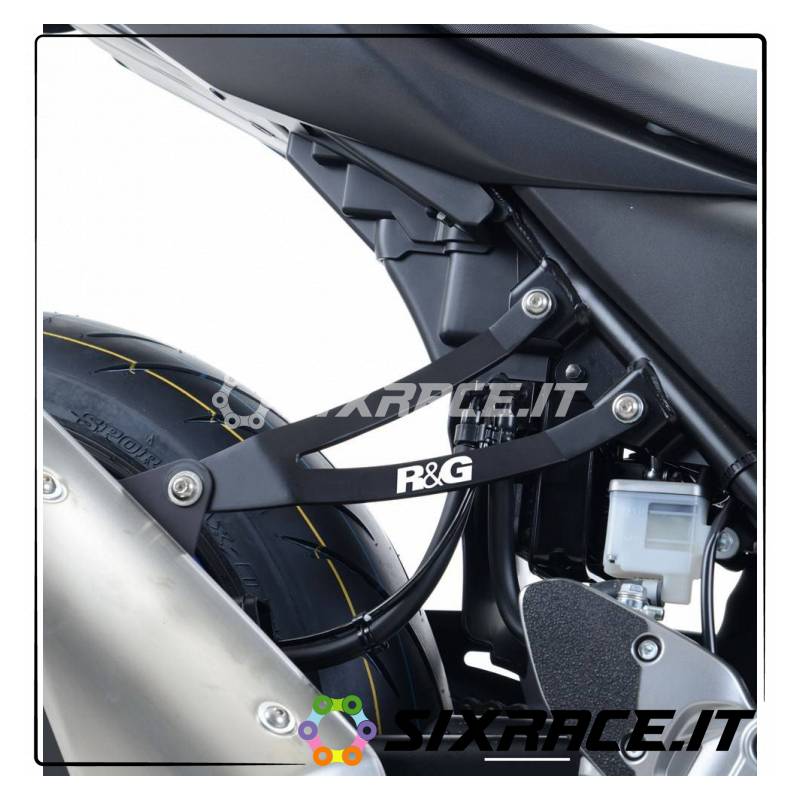 Support Suzuki SV650 16- / SV pour support d'échappement + trous de plaque de fixation de pied arriere