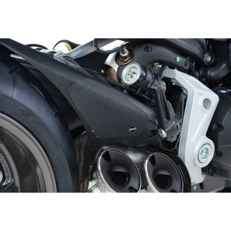 kit de 4 autocollants anti-dérapants talon DUCATI X-Diavel / X-Diavel S - noir