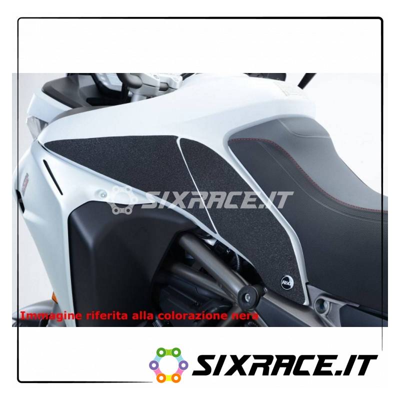 Kit 4pcs autocollants de réservoir anti-dérapant DUCATI MTS Enduro 16- - clair