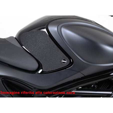 Kit 2pz.adesivi anti-scivolo serbatoio SUZUKI Gladius 09- - chiaro