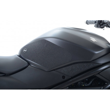 Kit 2pz.adesivi anti-scivolo serbatoio SUZUKI SV650 16- - nero