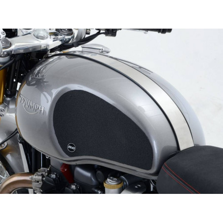 Kit 2pz.adesivi anti-scivolo serbatoio TRIUMPH Thruxton 1200/1200R - nero