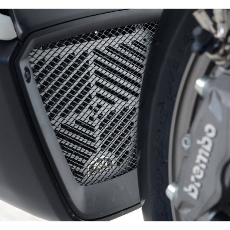griglia protezione radiatore olio Ducati X-Diavel - colore alluminio satinato