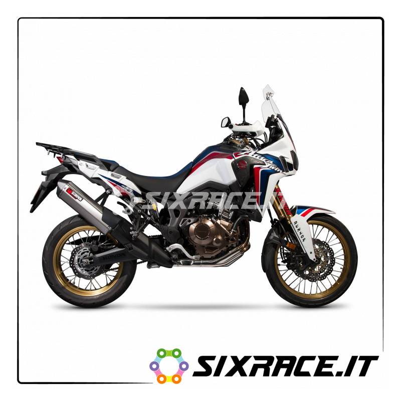 Silencieux Scorpion HONDA CRF1000 Africa Twin 2015 homologué - Type SERKET
