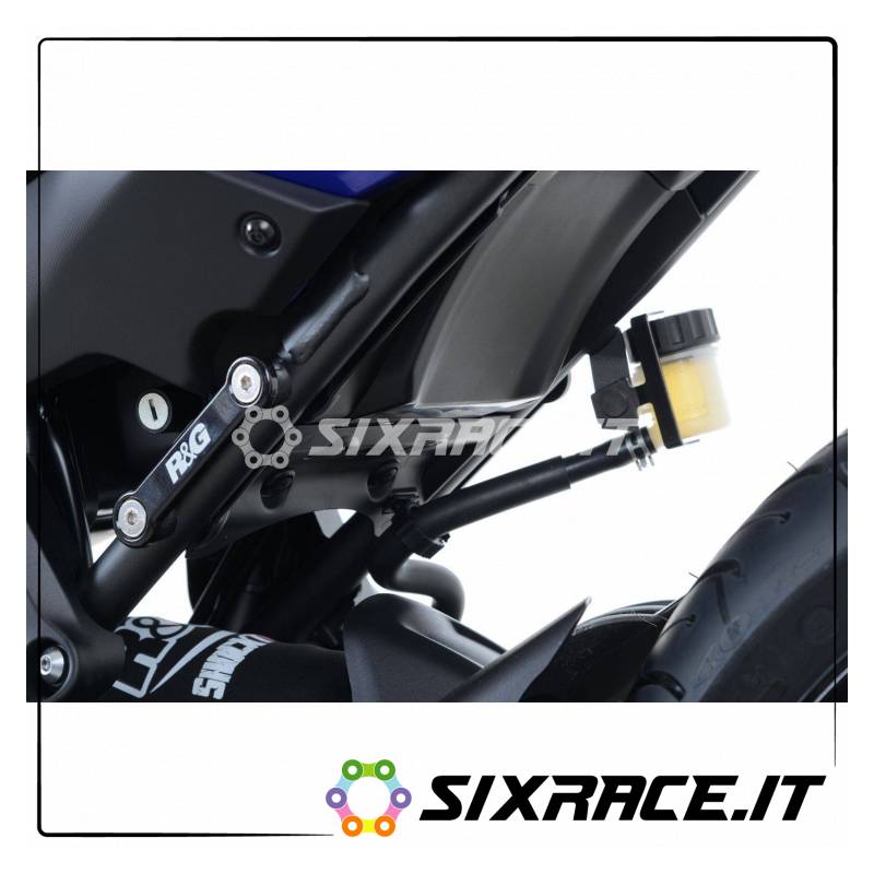 Plaques de protection pour repose-pieds arrière (paire) Yamaha Tracer 700
