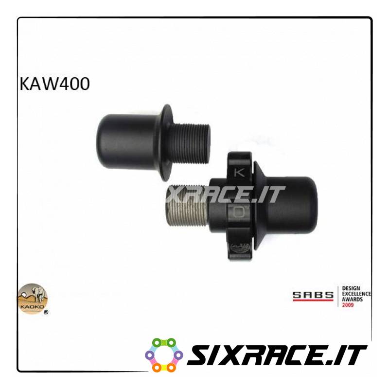 KAOKO stabilizzatore manubrio con cruise control - Kawasaki con terminali manubr