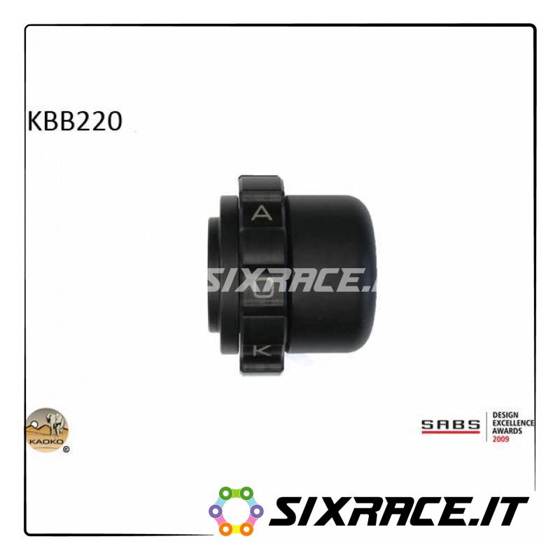 KAOKO Stabilisateur de guidon avec régulateur de vitesse - Kawasaki Versys 1000 avec écorce