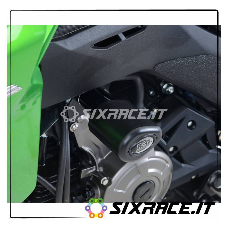 Tamponi / protezioni telaio tipo Aero - Kawasaki Z125 solo 16 RG