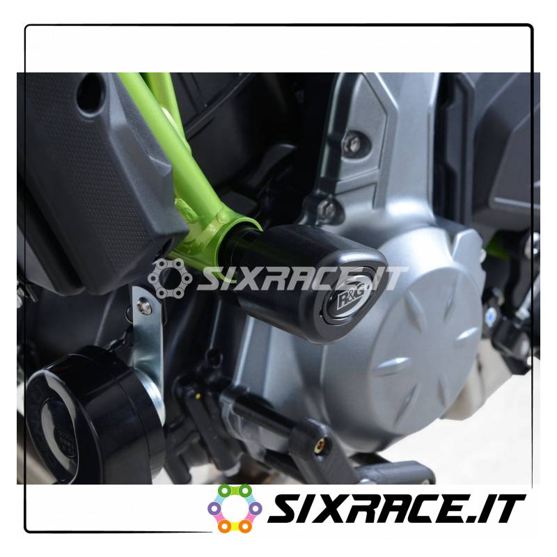 Tampons / protecteurs de cadre de type Aero - Kawasaki Z650 RG