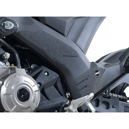 Kit de 4 protège-talons adhésifs antidérapants Kawasaki Z125 - noir (monture uniquement) RG