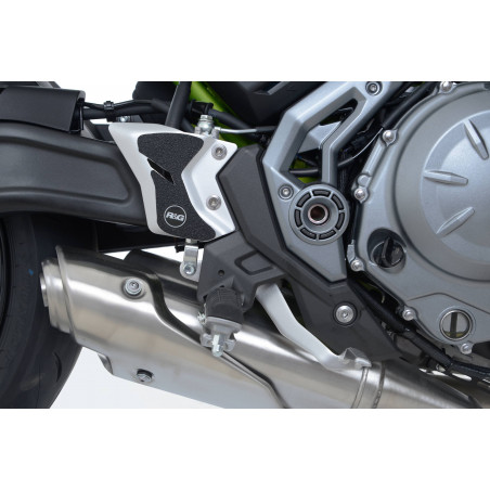 kit 2pz.adesivi anti-scivolo paratacco Kawasaki Z650 - nero RG
