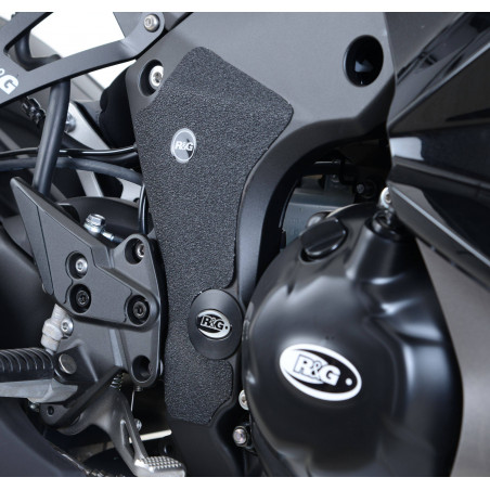 kit 2pz.adesivi anti-scivolo paratacco Kawasaki Z1000SX 17- - nero (solo telaio