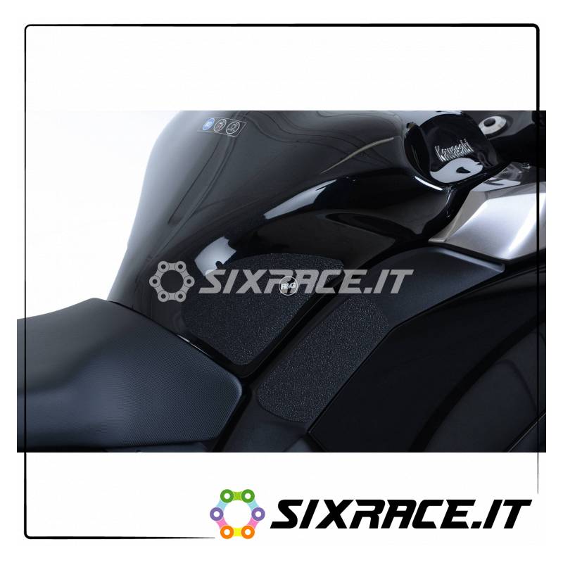 Kit 4pz.adesivi anti-scivolo serbatoio KAWASAKI Z1000SX 11-17 - nero RG