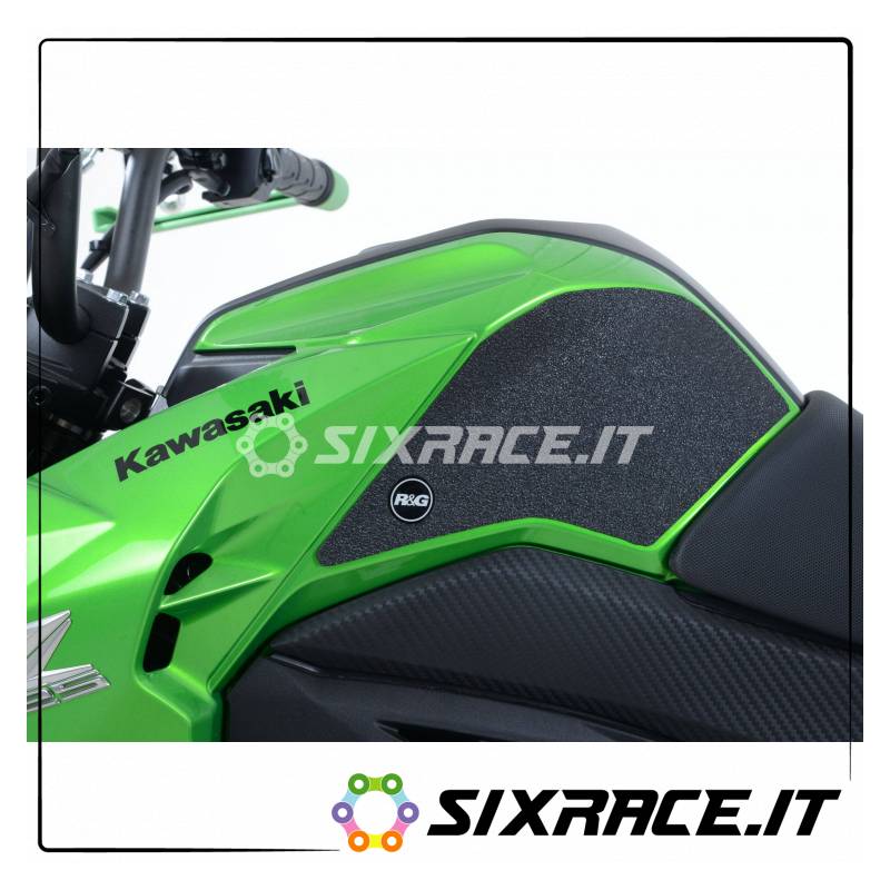 KAWASAKI Z125 kit adhésif de réservoir anti-dérapant 2 - noir RG