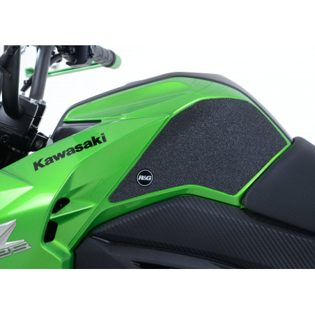 Kit 2pz.adesivi anti-scivolo serbatoio KAWASAKI Z125 - nero RG