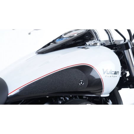 Kit 2pz.adesivi anti-scivolo serbatoio KAWASAKI VN900 Custom 07- nero RG