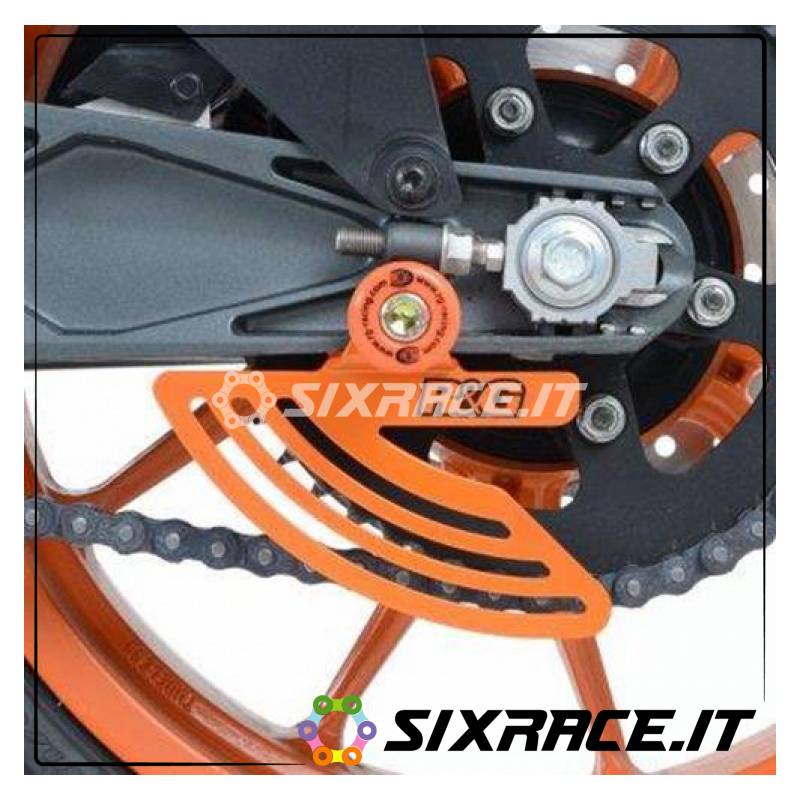 pinna sicurezza catena per KTM RC125/200/390 / Husqvarna Vitpilen 701 - colore a