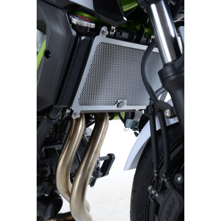 griglia protezione radiatore - Kawasaki Z650 colore verde RG
